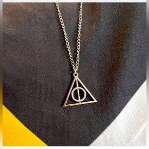 Harry Potter Deathly Hallows Y2K Fashion Necklace